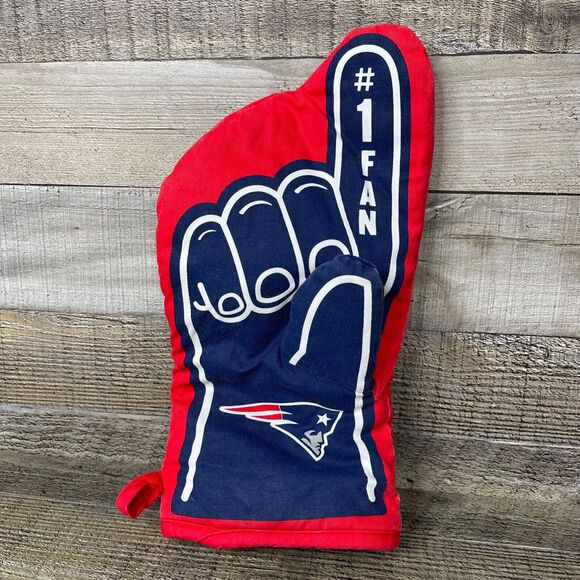NFL New England Patriots Oven Mitt #1 Fan - Picture 4 of 11